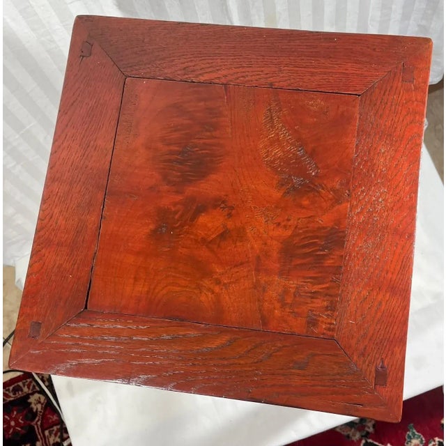 Chinese Ming Dynasty Style Side Table With Humpback Stretcher. For Sale - Image 4 of 13