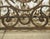 Antique Cast Iron Parisian Balcony Gate Console With Shellstone Top, Circa 1900 For Sale - Image 12 of 17