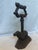 Victorian Cast Iron Lab Door Stop. Beautiful Patina
