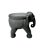 Late 20th Century Solid Hand-Carved Wood Elephant Stool, Plant Stand / Side Table For Sale In Tulsa - Image 6 of 10