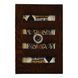 Vintage Handmade Magician's Vanishing Card Trick, Circa Mid 20th Century For Sale