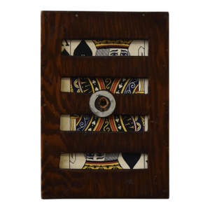 Vintage Handmade Magician's Vanishing Card Trick, Circa Mid 20th Century