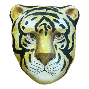1970s Paper Mache Tiger Head