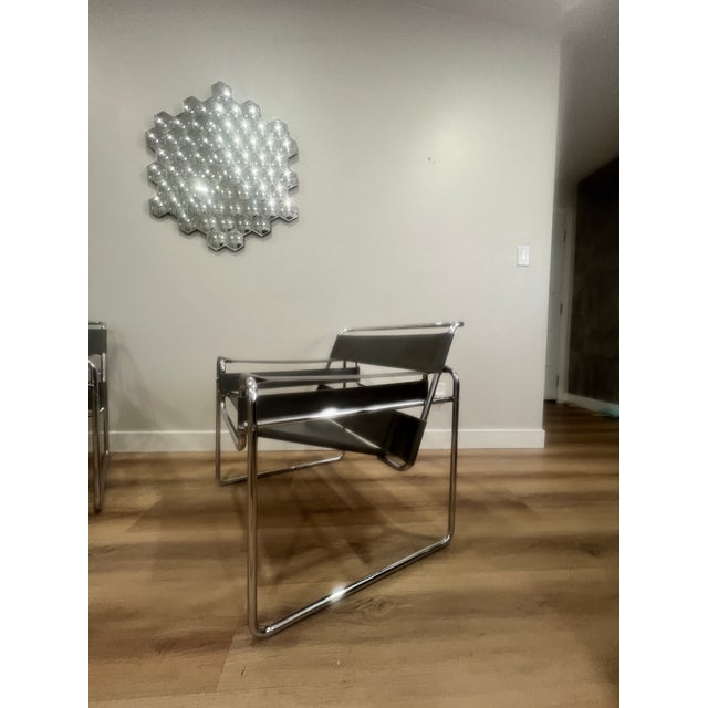 Marcel Breuer Vintage Wassily Style Chairs - Set of 2 For Sale - Image 4 of 9