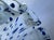 1990s Vintage Genuine Italian Art Deco Blue White Tammaro Italy Glass Vase For Sale - Image 5 of 5