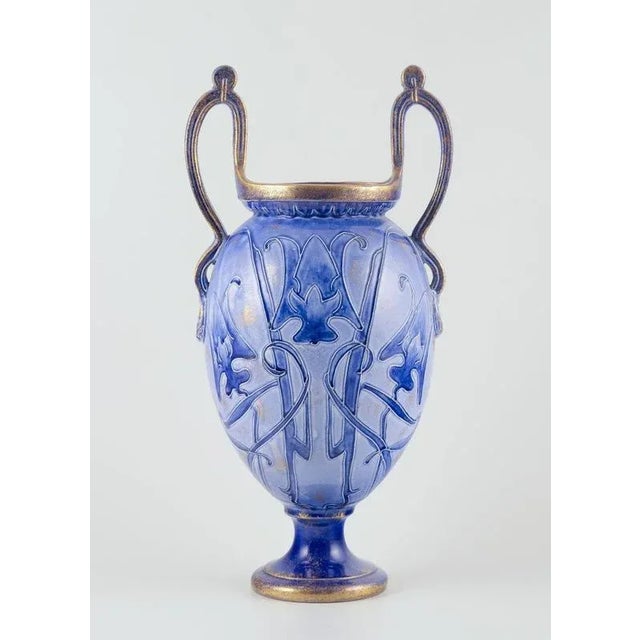 Large Art Nouveau Amphora Shape Vase from Thomas Forester & Sons For Sale - Image 3 of 9