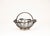Hollywood Regency Wire Basket with Floral Decor, 1950s For Sale - Image 10 of 10