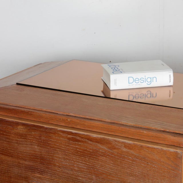 French Whitewashed Oak Sideboard, 1940s For Sale - Image 4 of 9