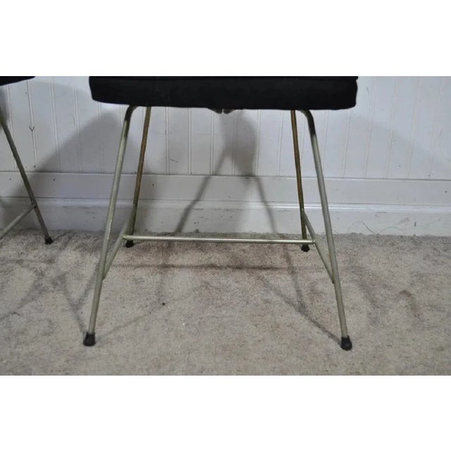 Vintage Mid Century Modern Arthur Umanoff Style Metal Dining Chairs - Set of 4 For Sale In Philadelphia - Image 6 of 11