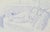 Mino Maccari, Reclined Nudes, Pastel Drawing, 1934 For Sale - Image 3 of 3