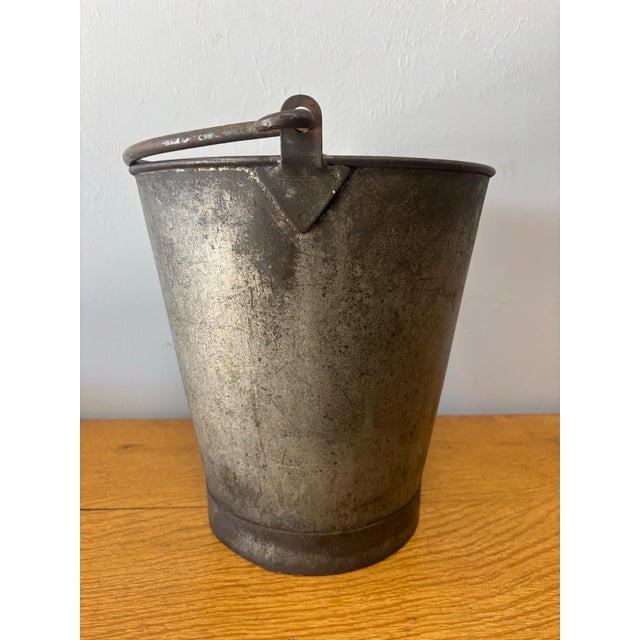 Early 20th Century Vintage English Dairy Bucket For Sale - Image 5 of 9