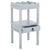 Wood Darlyn Scalloped 1 Drawer Accent Table in Winter Sky For Sale - Image 7 of 9