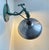 Scandinavian Industrial Green Wall Lamp, 1950s For Sale - Image 11 of 13