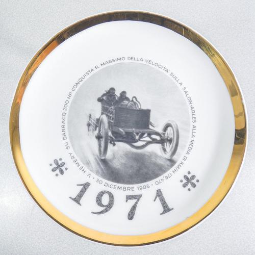 Plates by P. Fornasetti, Set of 8 For Sale - Image 11 of 18