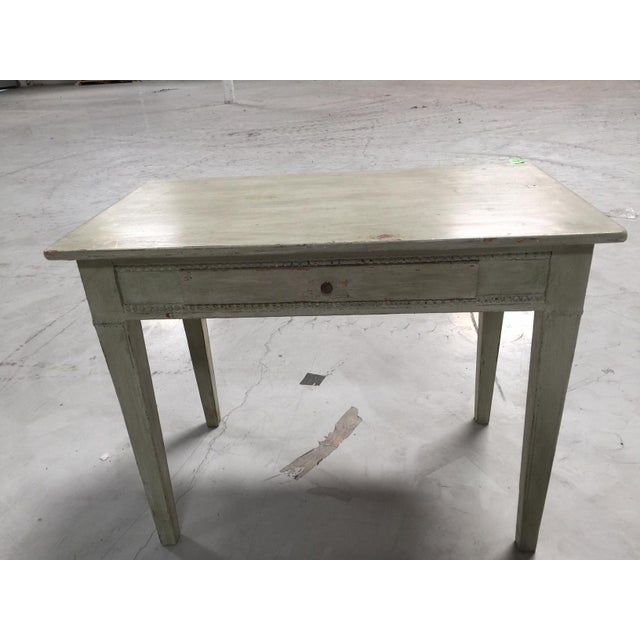19th C. Painted Gustavian Table Chairish