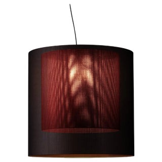Black and Red Moaré XL Pendant Lamp by Antoni Arola For Sale