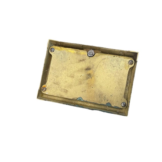 Antique Brass Fireplace Tool Set - 4 Pieces For Sale In Birmingham - Image 6 of 7