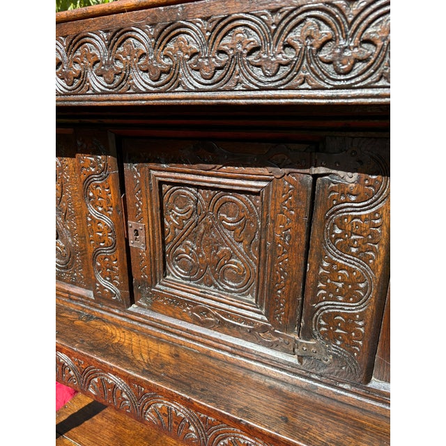 17th Century Charles II Oak Court Cupboard For Sale - Image 10 of 10