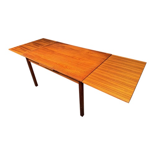 Danish Teak Expansion Dining Table by Brdr Furbo