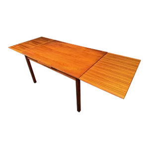 Danish Teak Expansion Dining Table by Brdr Furbo
