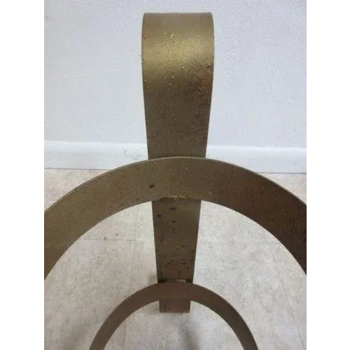 Vintage French Regency Wrought Iron Umbrella Stand For Sale - Image 10 of 11