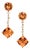 Natural Morganite Diamond Earrings 14k Gold 10.1 TCW Certified For Sale