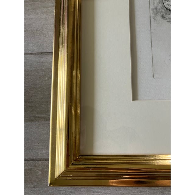 Marino Marini Original Etching, Rare Edition of Only 20. Signed, Framed, Numbered Xiv/Xx For Sale - Image 10 of 11