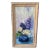 1962 Framed Impasto Floral Oil Painting on Board For Sale