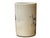 1980s Chinese Distressed White Porcelain Blue Flower Bird Graphic Holder Vase For Sale - Image 5 of 9