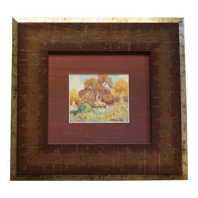 Peter Lanz Hohnstedt Texas Hill Country Landscape Painting, 1930s For Sale