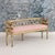 Original 18th century bench or settee from a private estate in Tuscany wearing original paint and giltwood. The carved...