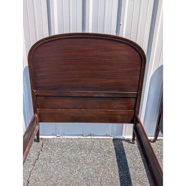 Pair of Early-20th Century French Louis XV Style Twin Bed Frames For Sale - Image 13 of 14