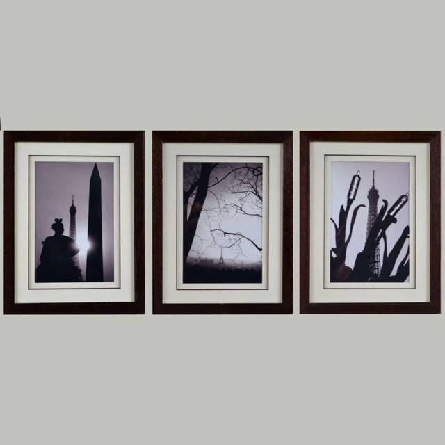 Photograph Tryptic of Paris Eiffel Tower attributed to Antonio Brigandí, Set of 3 For Sale - Image 6 of 6