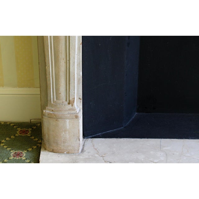 Waldorf Astoria Louis XV French Limestone Mantel For Sale - Image 11 of 14