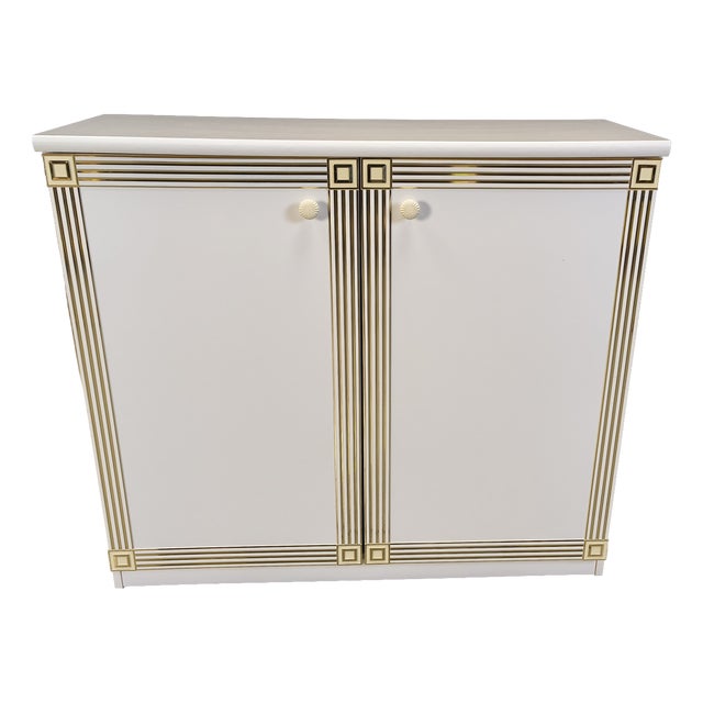 Hollywood Regency Cabinet, 1980s For Sale