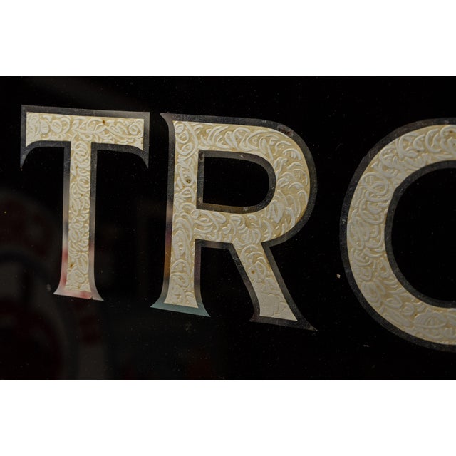 Black Early 20th Century R O G Optometrist Sign For Sale - Image 8 of 10