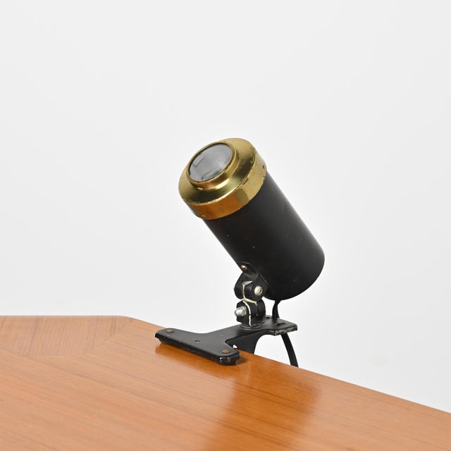 Metal Clip-on Lamps by Jacques Biny for Lita, 1950s, Set of 3 For Sale - Image 7 of 11