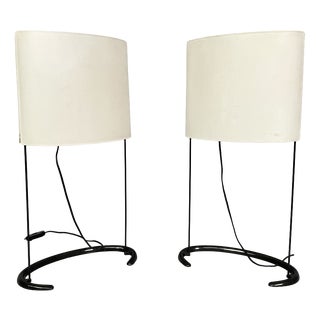 Italian Modern Gala Table Lamps Gala by Paolo Rizzato for Arteluce, 1970s, Set of 2 For Sale