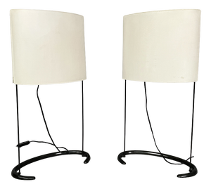 Italian Modern Gala Table Lamps Gala by Paolo Rizzato for Arteluce, 1970s, Set of 2