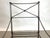 Giacometti Inspired Neoclassical Style Iron Arm Chair For Sale In New York - Image 6 of 8