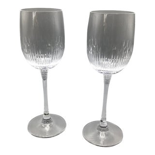 Schott Zwiesel Bonheur Crystal Water Goblet - a Pair For Sale