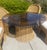 Vintage Woven Rattan Wicker Dining Set, Coastal Style With Braided Trim After Bielecky Brothers For Sale - Image 14 of 17