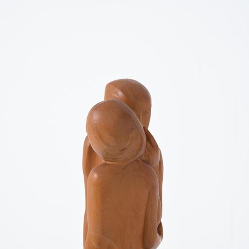 Jan Keustermans, Loving Couple, 1990s, Teak For Sale - Image 13 of 16