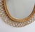 1960s Vintage Italian Rattan Wall Mirror, 1960s For Sale - Image 5 of 12