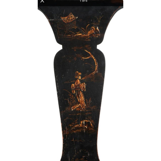 Chinoiserie Diminutive Tall Desk Chair, C1890-1910 For Sale - Image 9 of 11