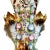 Antique 19th Century Royal Vienna Style Triple Folate Porcelain Wedding Vase This elegant 19th-century porcelain triple...