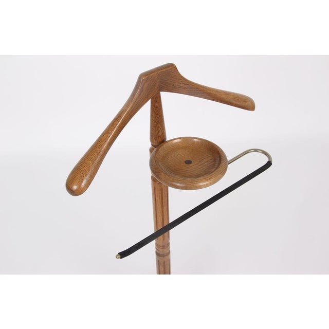 Wood Union Regent Mute Servant/Clothes Rack For Sale - Image 7 of 9