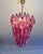 Mid-Century Modern Murano Poliedri Chandelier with 138 Amethyst Glasses by Carlo Scarpa, 1990s For Sale - Image 3 of 18