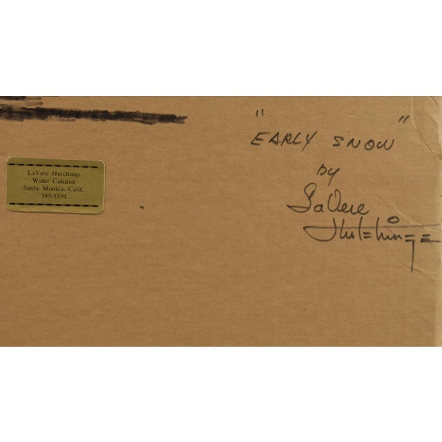 'Early Snow on a Dutch Barn Roof' by LaVere Hutchings For Sale - Image 9 of 10