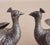 1950s French Sterling Silver Peacocks - a Pair For Sale - Image 4 of 18